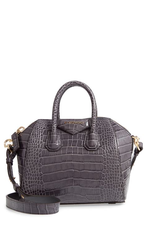 givenchy crocodile bag price|Mini Antigona bag in crocodile effect leather in .